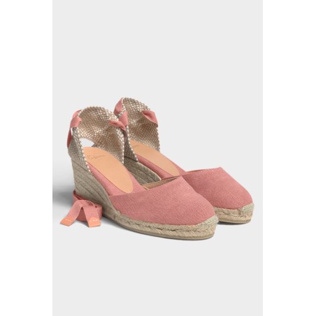 Limited Edition Carina Canvas Wedge Espadrilles | Rosa Fresh Release