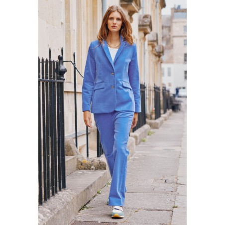 Limited Edition Charlie Stretch Corduroy Trousers | Cornflower Blue Immediate Availability