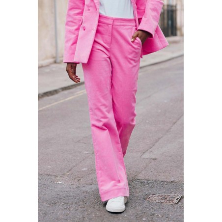 Limited Edition Charlie Stretch Corduroy Trousers | Pink Just Launched