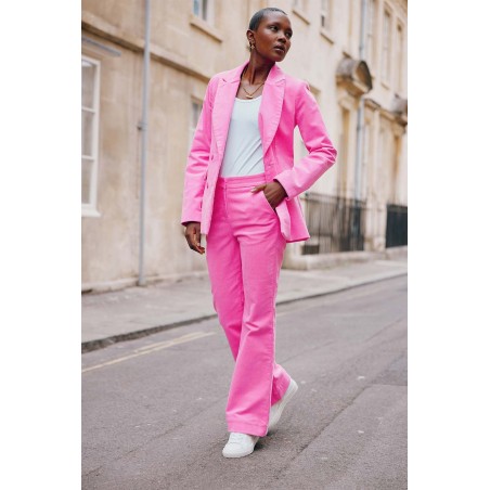 Limited Edition Charlie Stretch Corduroy Trousers | Pink Just Launched