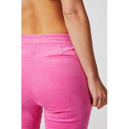 Limited Edition Charlie Stretch Corduroy Trousers | Pink Just Launched