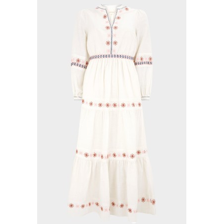 Limited Edition Cindy Embroidered Dress | Natural Latest Edition