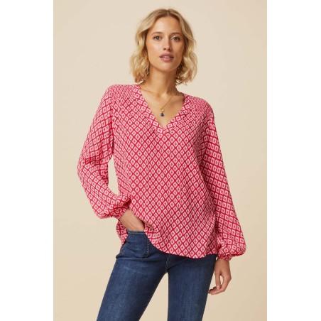 Limited Edition Clea Blouse | Cerise Pink Just In