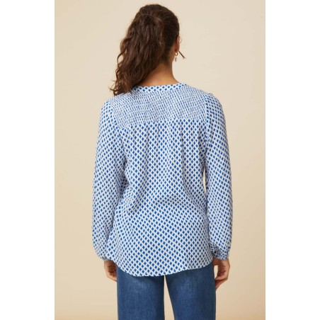 Limited Edition Clea Blouse | Blue Available for Immediate Shipping