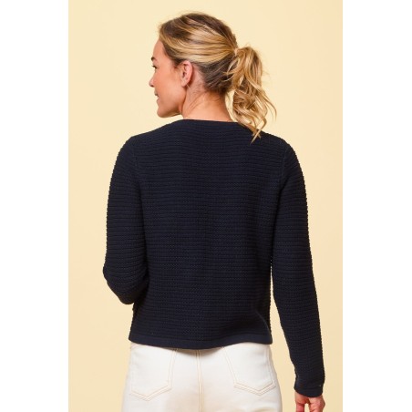 Limited Edition Constanza Cardigan | Navy Immediate Availability