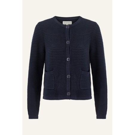 Limited Edition Constanza Cardigan | Navy Immediate Availability