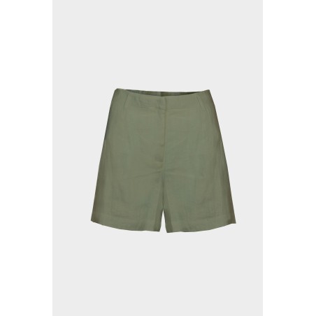 Limited Edition Alexandra Short Linen Shorts | Khaki Just Launched