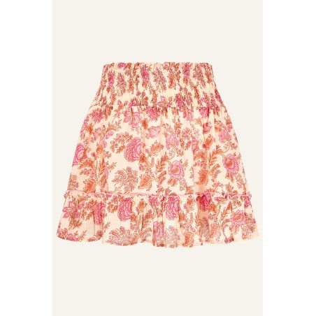 Limited Edition Emani Skirt | Fancy Floral Pink/Coral Ready for Shipment