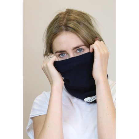 Limited Edition Merino Neck Warmer/Snood | Navy