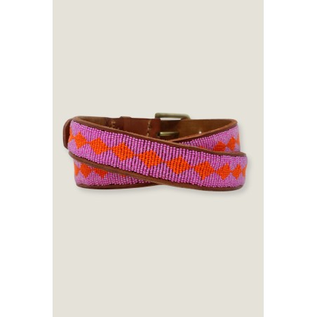 Limited Edition Diamond Belt | Pink/Orange