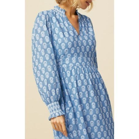 Limited Edition Emmeline Maxi Dress | Blue/White New Collection