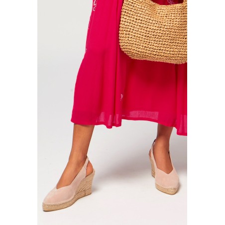 Limited Edition Evia Wedge Espadrilles | Rose On Hand Now