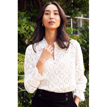 Limited Edition Flo Blouse | Ivory Limited Stock