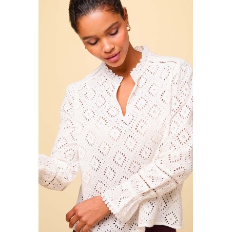 Limited Edition Flo Blouse | Ivory Limited Stock