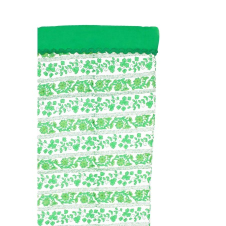 Limited Edition Christmas Stocking | Linear Botanical Green/Cream Immediate Availability