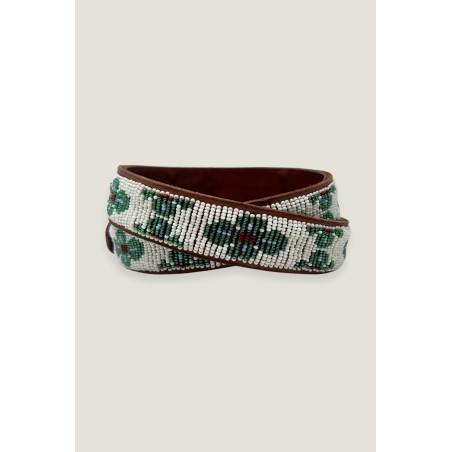 Limited Edition Flower Belt | White/Green New Release