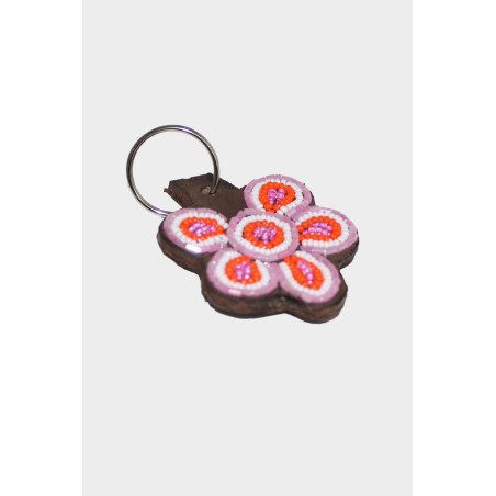 Limited Edition Flower Keyring | Pink/White/Orange