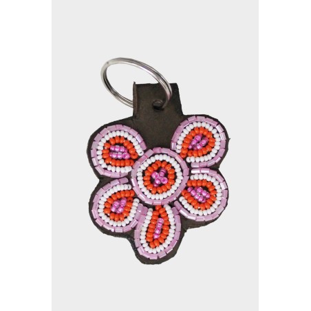 Limited Edition Flower Keyring | Pink/White/Orange