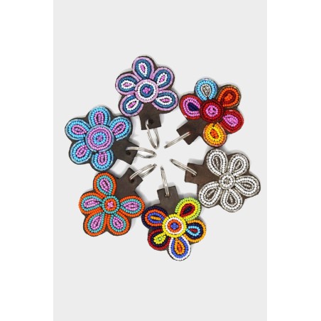 Limited Edition Flower Keyring | White/Silver On Hand Now