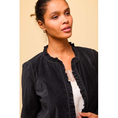 Limited Edition Frances Corduroy Jacket | Black