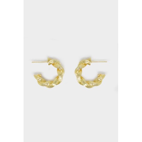 Limited Edition Chunky Swirl Hoops | Gold