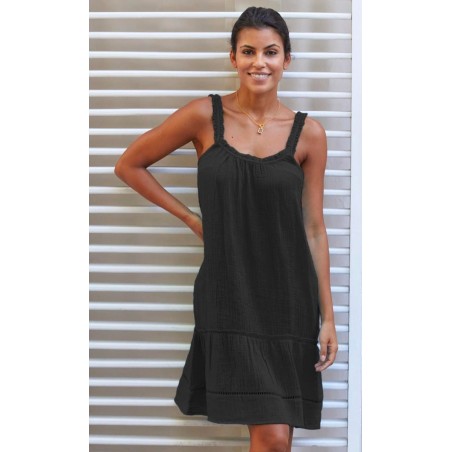 Limited Edition Frankie Knee Length Dress | Black Just In