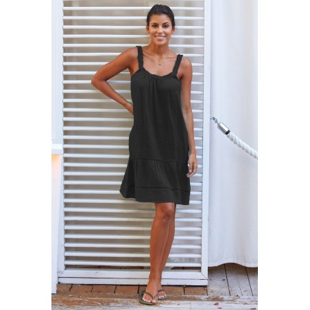 Limited Edition Frankie Knee Length Dress | Black Just In