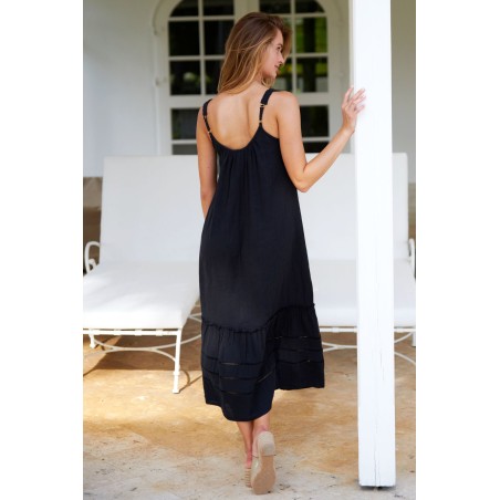 Limited Edition Frankie Midi Dress | Black In Stock