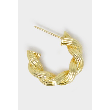 Limited Edition Chunky Swirl Hoops | Gold