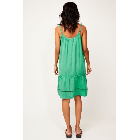 Limited Edition Frankie Knee Length Dress | Gumdrop Green Available for Immediate Shipping