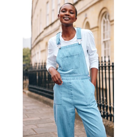 Limited Edition Gayle Dungarees | Light Denim Wash