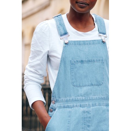 Limited Edition Gayle Dungarees | Light Denim Wash