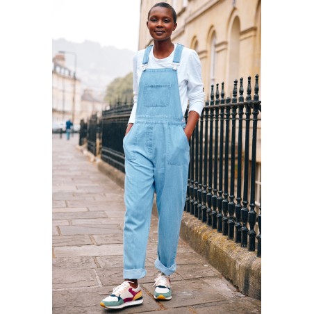 Limited Edition Gayle Dungarees | Light Denim Wash