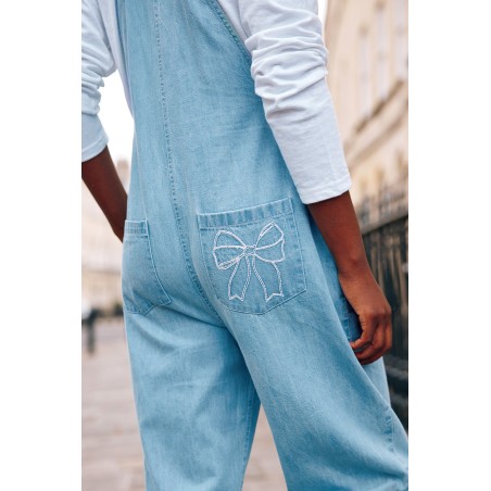 Limited Edition Gayle Dungarees | Light Denim Wash