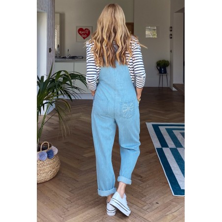 Limited Edition Gayle Dungarees | Light Denim Wash