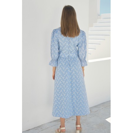 Limited Edition Hadlee Dress | Cornflower In Stock