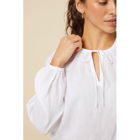 Limited Edition Ida Organic Cotton Top | White Hot New Item