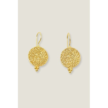 Limited Edition Indian Coin Drop Earrings | Gold Fresh Release