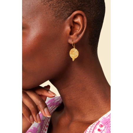 Limited Edition Indian Coin Drop Earrings | Gold Fresh Release