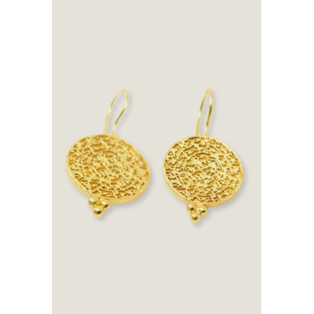 Limited Edition Indian Coin Drop Earrings | Gold Fresh Release