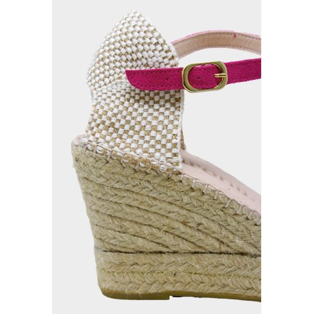 Limited Edition Ithica Wedge Espadrilles | Magenta Immediate Availability