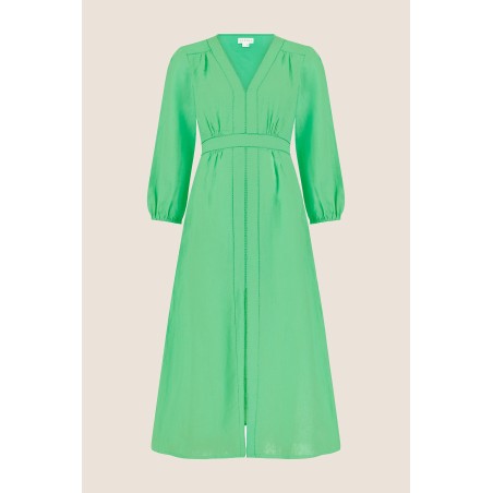 Limited Edition Jamila Linen Dress | Green Just In