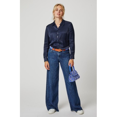 Limited Edition Jude Wide Leg Jeans | Tencel Dark Denim Fresh Release