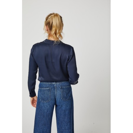 Limited Edition Jude Wide Leg Jeans | Tencel Dark Denim Fresh Release