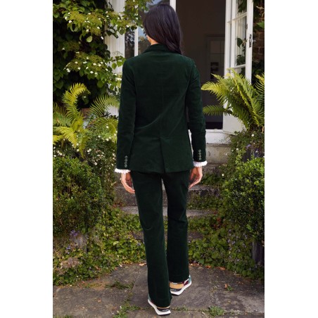 Limited Edition Juliette Stretch Corduroy Trouser | Bottle Green