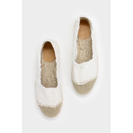 Limited Edition Kampala Canvas Espadrilles | White In Stock