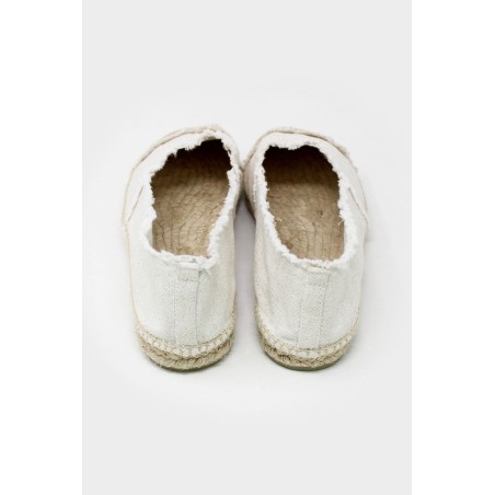 Limited Edition Kampala Canvas Espadrilles | White In Stock