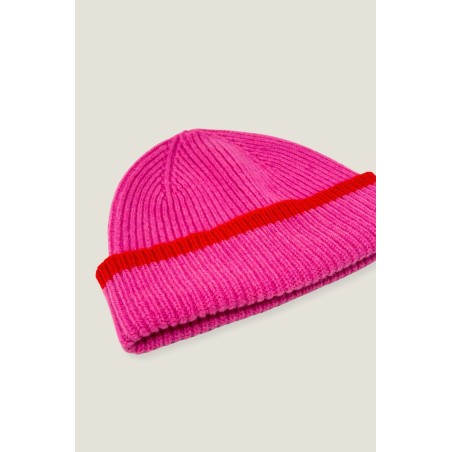 Limited Edition Kew Rib Hat | Pink/Red In Stock