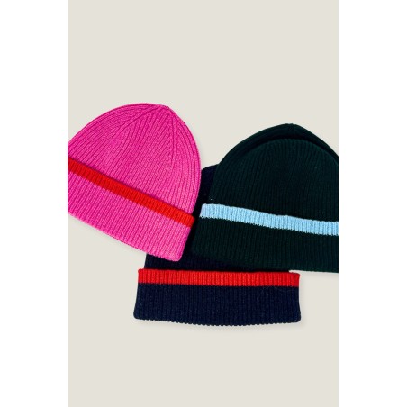 Limited Edition Kew Rib Hat | Pink/Red In Stock