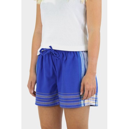 Limited Edition Kikoy Short Shorts | Cobalt Blue/Blue Fresh Release